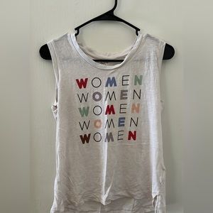 Madewell x Girls Inc. Women Graphic Whisper Cotton Muscle Tank